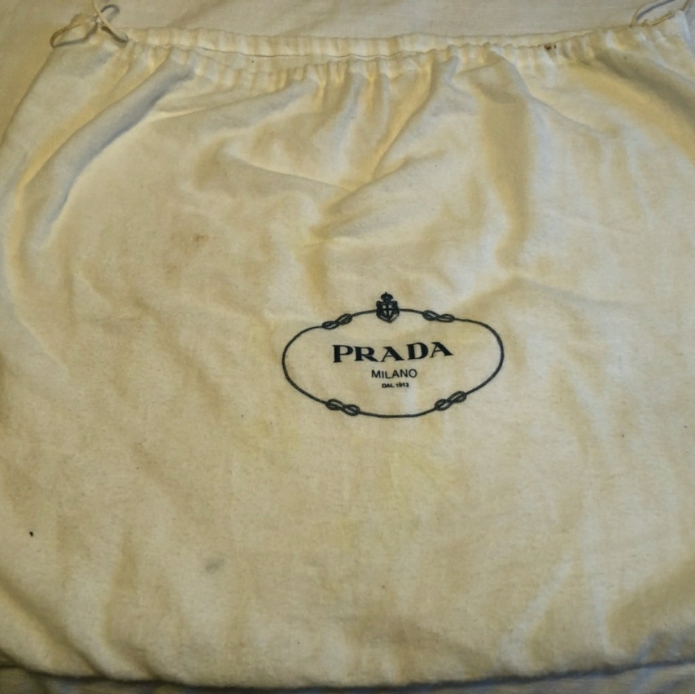 Auth prada logo jacquard bag - Picture 4 of 4